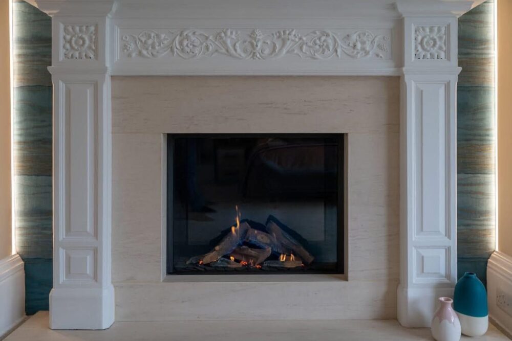 Drawing Room and Fireplace
