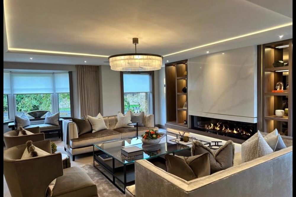 Drawing Room and Fireplace
