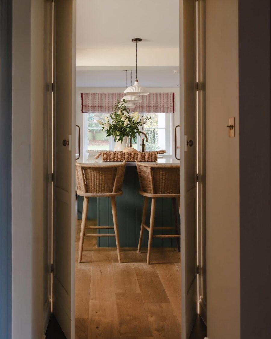 English Green Kitchen and Boot Room