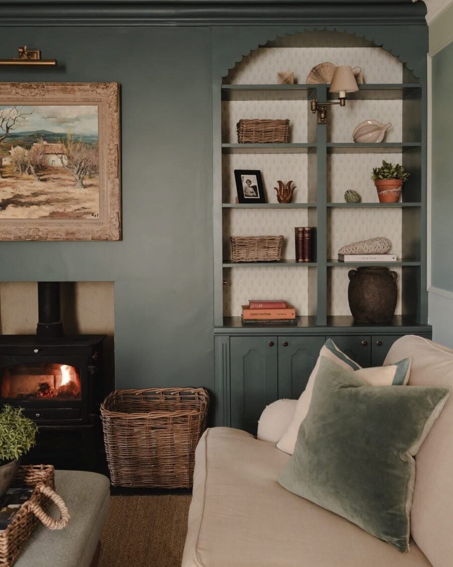 English Green Kitchen and Boot Room