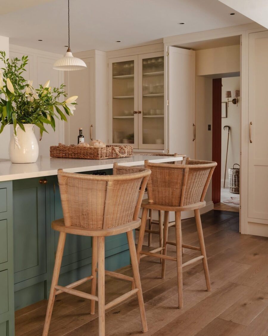 English Green Kitchen and Boot Room
