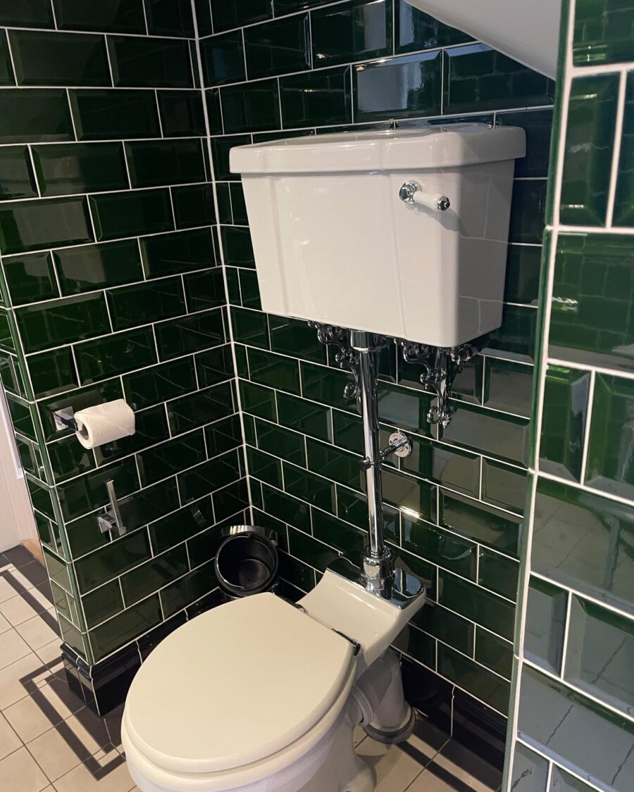 Green Tile Bathroom