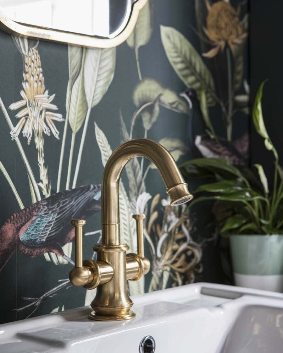 Green Tile Bathroom