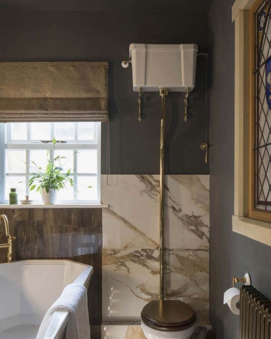 Navy Bathroom and Cloakroom