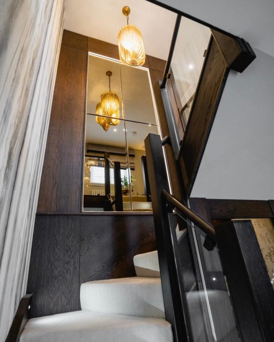 Panelled Study and Staircase