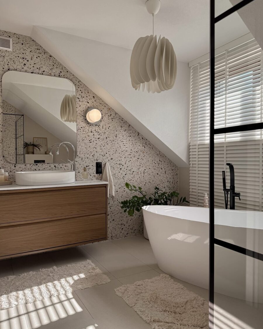 Terrazzo Attic Bathroom